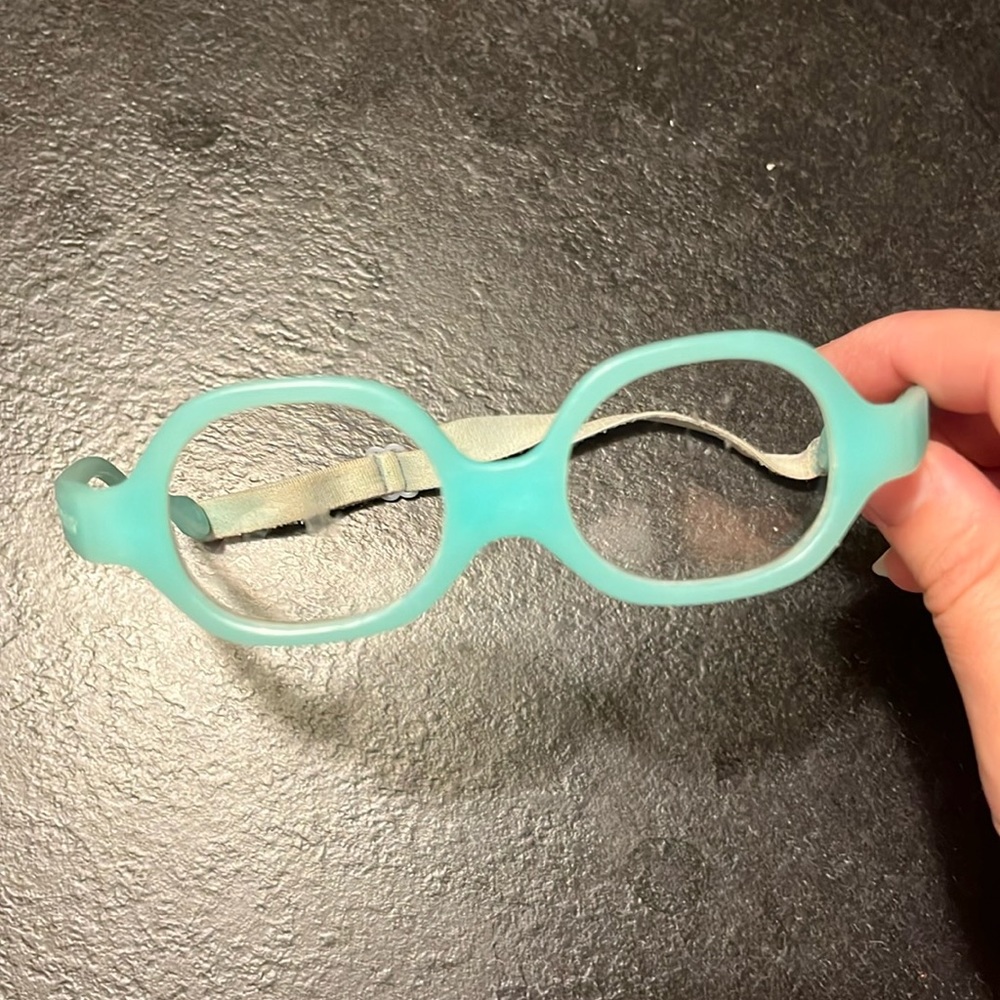 Used Miroflex toddler glass frame. Frame only, no boxes.